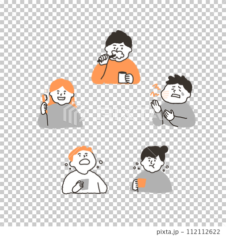 歯磨き関連の人物セット 112112622