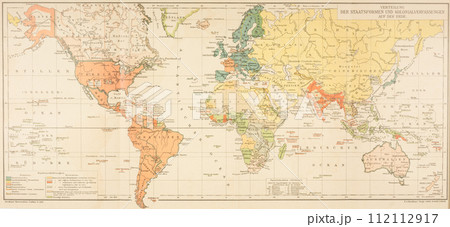 20世紀初頭 世界地図 20世紀初頭 世界地図 112112917