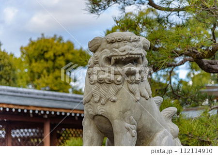 Jonangu Shinto Shrine from Heian period in southern Kyoto Japan 112114910