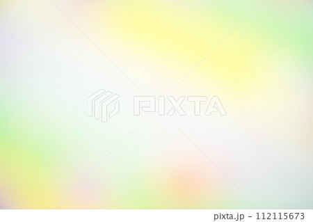 カラフルで柔らかいイメージのカラーグラデーションの背景素材 112115673