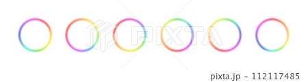 Radial rainbow gradient circular swirl, color...のイラスト素材 [112117485] - PIXTA
