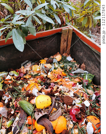 compost food garbage compost food garbage 112117843