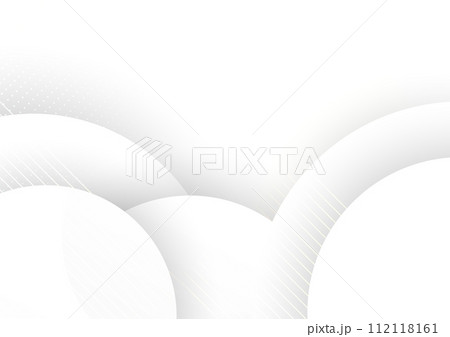 シルバーの円形テクスチャ背景 112118161