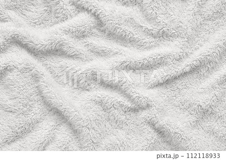 ファーのテクスチャ(ホワイト) ファーのテクスチャ(ホワイト) 112118933