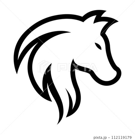 Horse logo images illustration 112119179