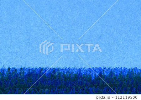 和紙による夜の水平線イメージの背景素材 112119500