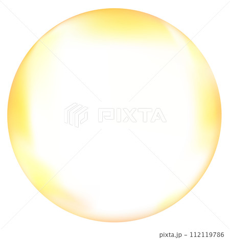 シャボン玉　黄色　ゴールド 112119786