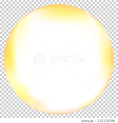 シャボン玉　黄色　ゴールド 112119786