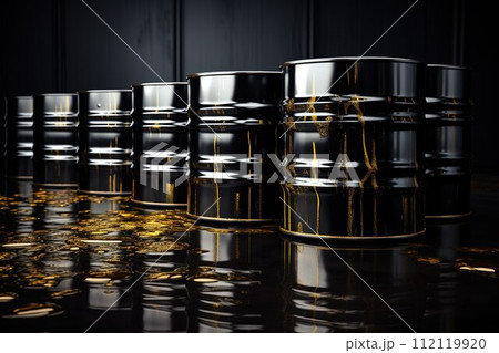 Gasoline oil, energy movement, gold liquid, oil refining industry, gold for profit, motor and car fluid mixture of flammable hydrocarbons combustible mix. 112119920