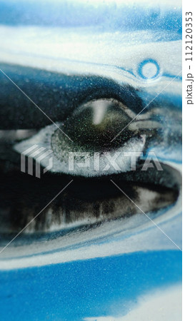 Glitter ink spill paint splash blue black mix drip Glitter ink spill paint splash blue black mix drip 112120353