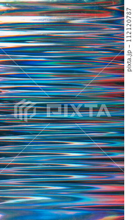 Color glitch screen distortion noise dust scratch 112120787