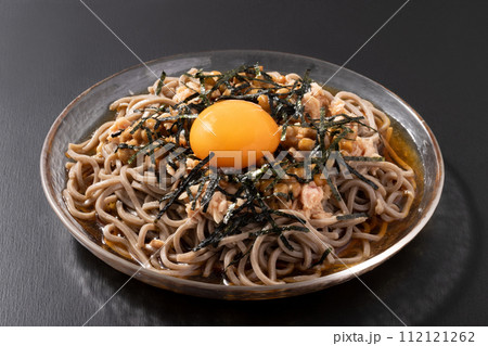 ツナと納豆の冷やし蕎麦 ツナと納豆の冷やし蕎麦 112121262