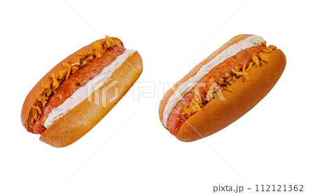 Hot dogs with the most crunchy onions Hot dogs with the most crunchy onions 112121362