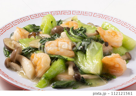 海老とチンゲンサイの中華炒め 海老とチンゲンサイの中華炒め 112121561