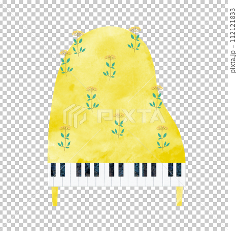 水彩風格鋼琴 112121833