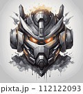 Illustration mecha yellow eyes vector 112122093