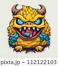 Impressive monster cartoon design vector illustration 112122103