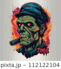 Impressive zombie design vector neo traditional iilustration 112122104