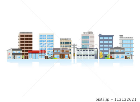 都会の街並み　風景 112122621