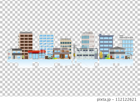 都会の街並み　風景 112122621