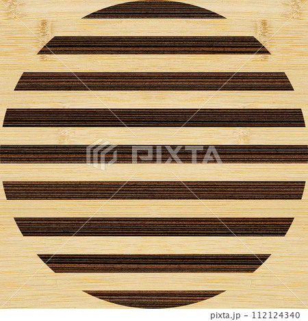 Wooden bamboo and ebony marquetry can be patterns created from the combination of wood, wooden floor, parquet, cutting board Wooden bamboo and ebony marquetry can be patterns created from the combination of wood, wooden floor, parquet, cutting board 112124340