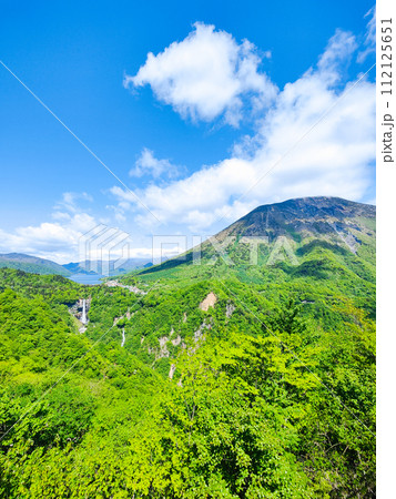 明智平から男体山・中禅寺湖・華厳の滝の眺め（5月） 112125651