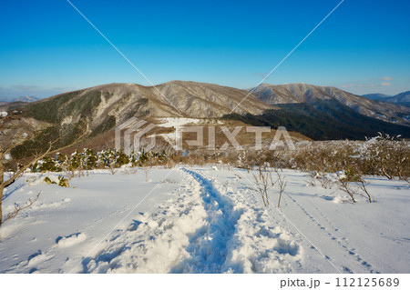 吾妻山の登山道 112125689