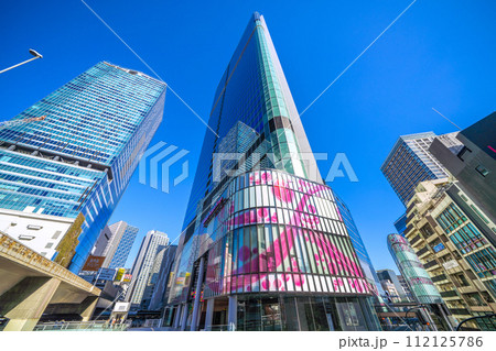 日本の東京都市景観 渋谷サクラステージやスクランブルスクエア…希望の光=27日 日本の東京都市景観 渋谷サクラステージやスクランブルスクエア…希望の光=27日 112125786