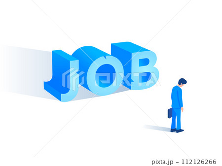 失業したビジネスマン 失業したビジネスマン 112126266