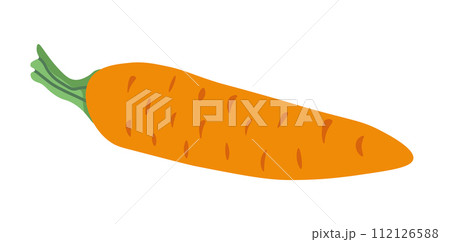 Carrot with leaf, organic natural farm vegetable Carrot with leaf, organic natural farm vegetable 112126588