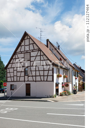 street in the commune of Eguisheim France 112127464