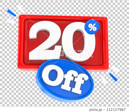Discount Up To Percent 3D Render 112127967