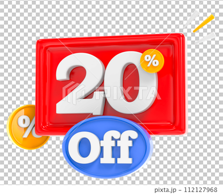 Discount Up To Percent 3D Render Discount Up To Percent 3D Render 112127968
