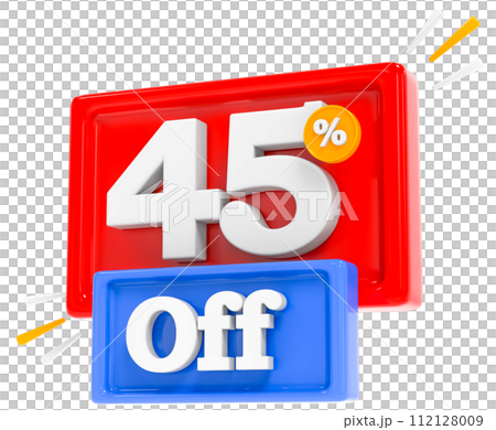Discount Up To Percent 3D Render 112128009