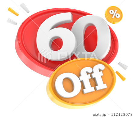 Mega Sale Discount Up To Percent 3D Render 112128078