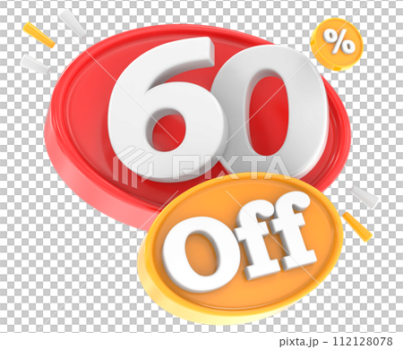 Mega Sale Discount Up To Percent 3D Render 112128078