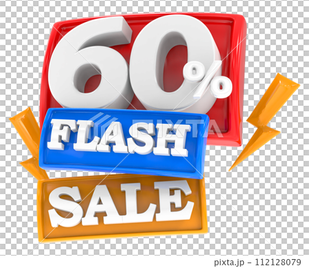 Mega Sale Discount Up To Percent 3D Render 112128079