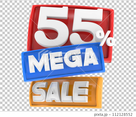 Mega Sale Discount Up To Percent 3D Render 112128552