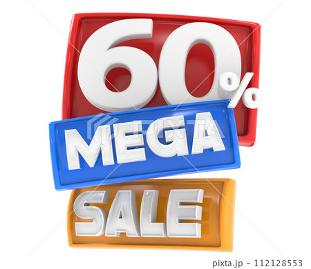Mega Sale Discount Up To Percent 3D Render 112128553