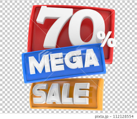 Mega Sale Discount Up To Percent 3D Render 112128554
