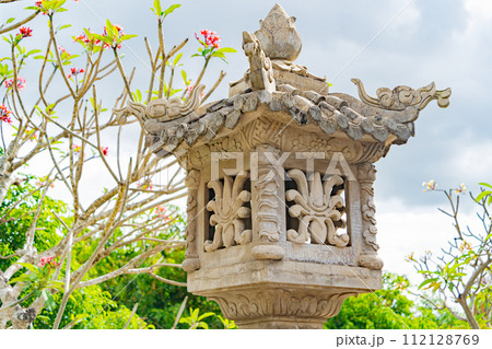Bas-relief patterns of weather towers. Bas-relief patterns of weather towers. 112128769
