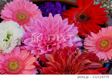 勝林寺の花手水 勝林寺の花手水 112128770