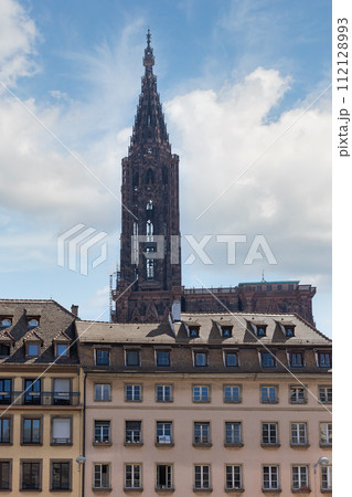 buildings on the streets in Strasbourg France 112128993
