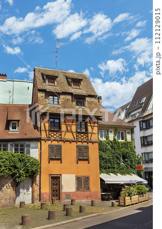 buildings on the streets in Strasbourg France 112129015