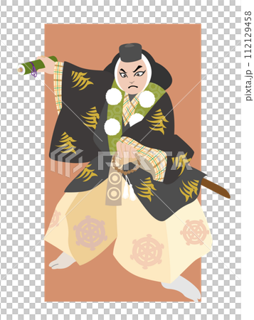 ☆縁起物 弁慶 大型押絵 立体布絵 勧進帳 やろ