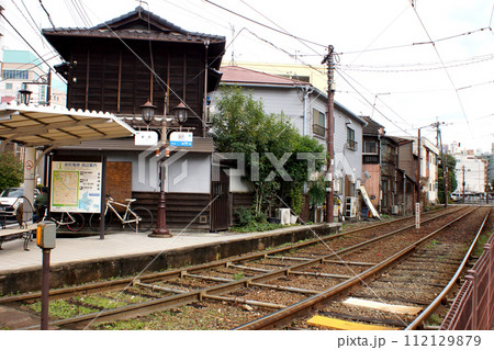 熊本市中央区新町 新町停留所前の町並み 熊本市中央区新町 新町停留所前の町並み 112129879
