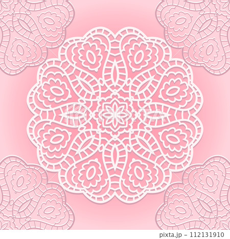 Delicate lace seamless pattern 112131910
