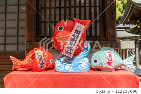 埼玉県　川越氷川神社の鯛 112133090