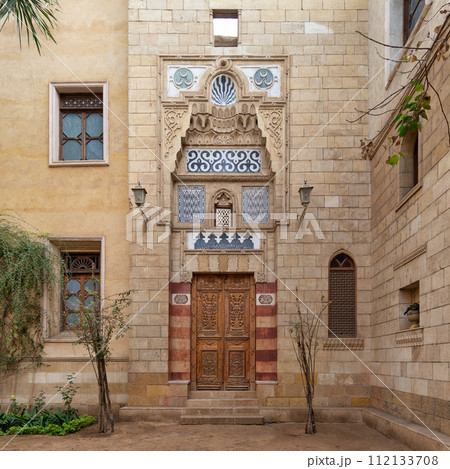 Mamluk Architecture Doorway at Prince Naguib Palace in Cairo Mamluk Architecture Doorway at Prince Naguib Palace in Cairo 112133708