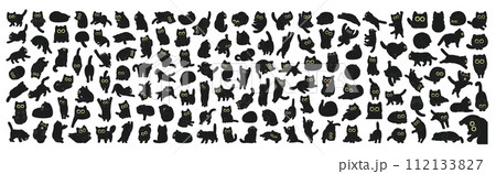 猫キャラクターセット 112133827
